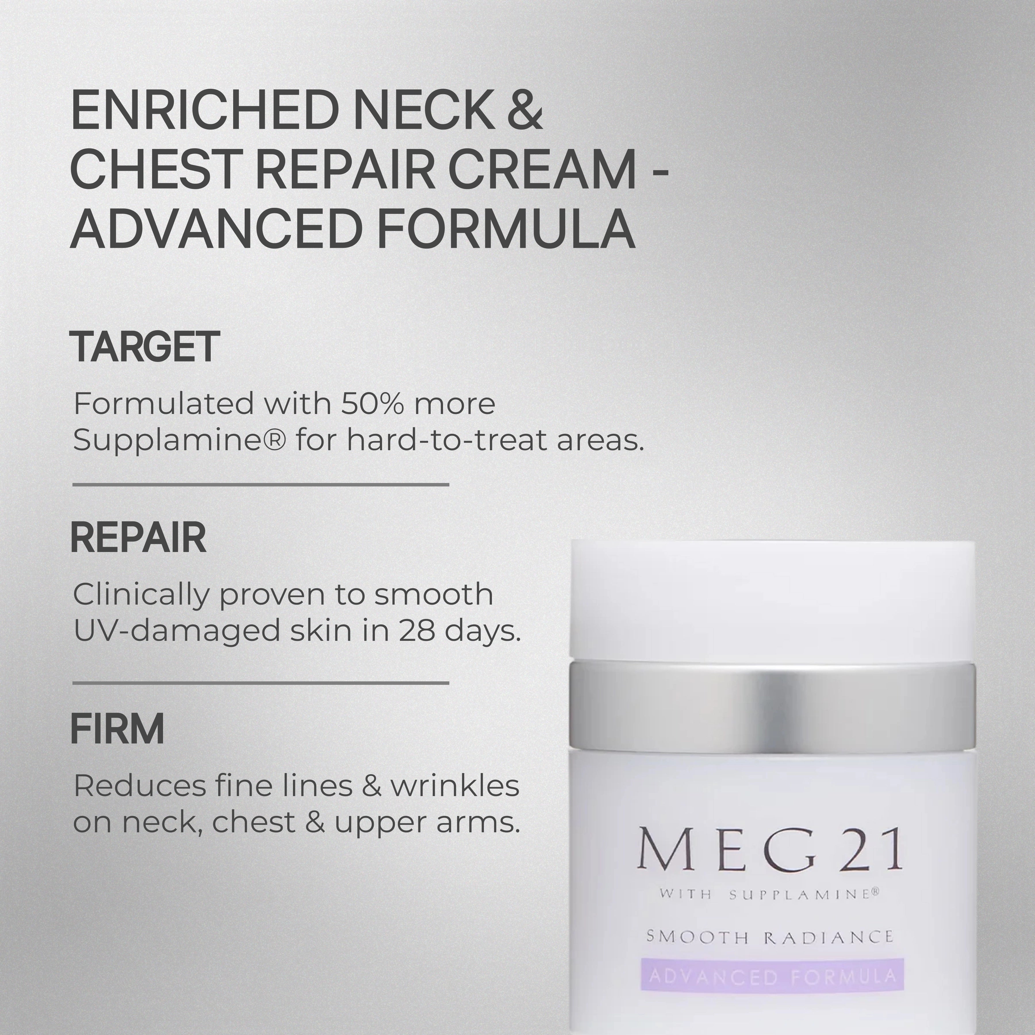 Supplamine® Enriched Neck & Chest Repair Cream - Advanced Formula Supplamine® Enriched Neck & Chest Repair Cream - Advanced Formula